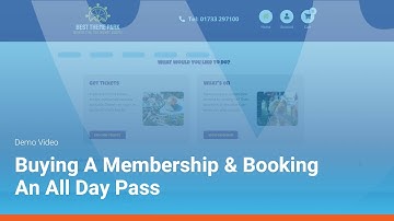VisiTickets Demo: Buying A New Membership & Booking An All Day Pass