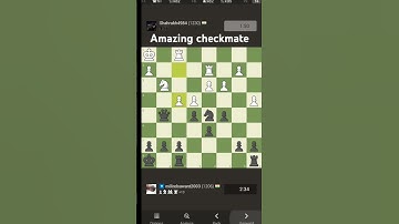 Amazing checkmate last 20 moves #chess #chesscom