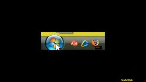 Windows 7 Start Up Menu Button
