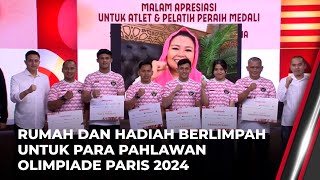 Mantap! Para Pahlawan Olimpiade Paris 2024 Dapat Rumah & Hadiah Berlimpah | OneNews Update