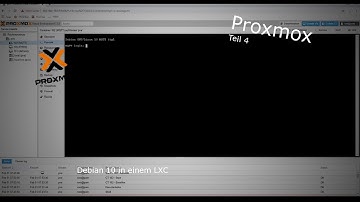 Teil 4: Linux-Container (LXC) mit Debian 10 erstellen unter Proxmox VE