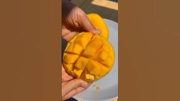 This is the fastest way to cut a mango!