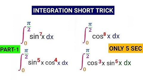 INTEGRATION  SHORT TRICK | PART - 1 | TGT MATH | PGT MATH | BOARD EXAM | JUST SOLVE IN 5 SECONDS