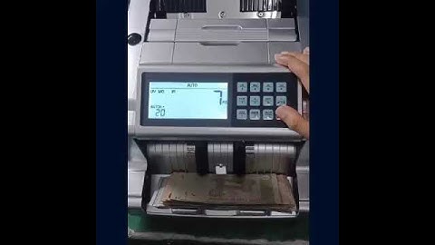 Cash counting machine  fake note detector