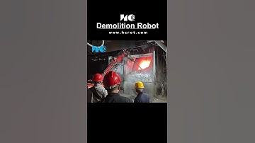 Application of Demolition Robots in the Construction Industry #demolitionrobot #hydraulicbreaker