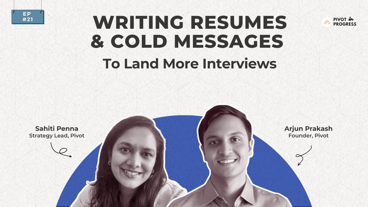 Writing Resumes and Cold Messages to Land More Interviews