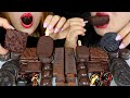 ASMR DARK CHOCOLATE ICE CREAM, CAKE, BONBON ICE CREAM, JELLY CHOCOLATE 리얼사운드 먹방 | Kim&Liz ASMR