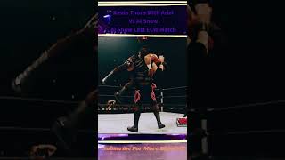 Kevin Thorn With Ariel Vs Al Snow, Al Snows Last Ecw Match