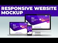 How to Create a Responsive Website Screen Mockup in Photoshop