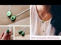 DIY Avocado BFF Friendship Necklaces 🥑 Polymer Clay Tutorial