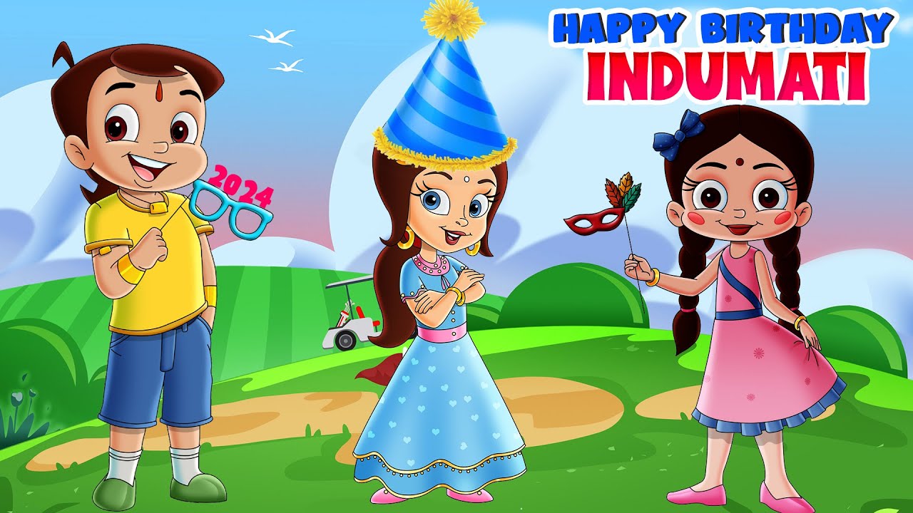 Chhota Bheem   Rajkumari Indumatis Birthday  Happy Birthday Indumati  Cartoons for Kids