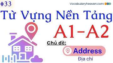 Từ vựng cơ bản A1A2_Chủ đề_Địa chỉ