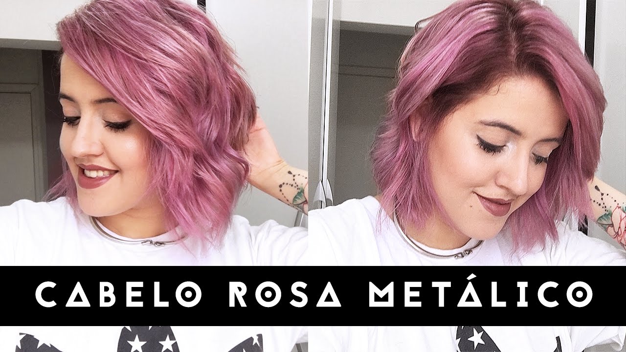 Cabelo Rosa Metálico - Circus Hair