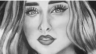 #رسم_هنا_الزاهد بالخطوات وطريقه سهله للمبتدئين رسم الجميله هنا 😍