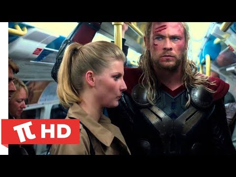 Thor 2 : Karanlık Dünya | Thor'un Metroya Binme Sahnesi | (2/2) | HD