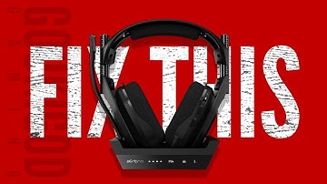 How To Fix Astro A50 Audio Problems (And Other Headsets Too)