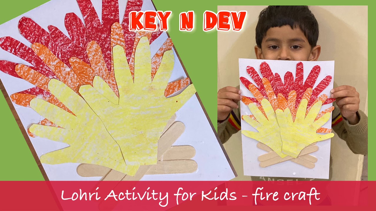Activity for Kids on Lohri / Lohri Craft for Kids / Lohri Festival