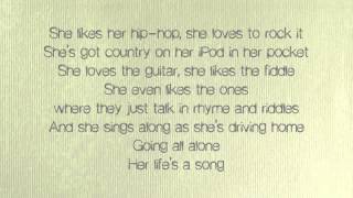 Alan Jackson - Her Life's a Song (Lyrics) chords