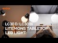 Godox 神牛 LC30 Bi 雙色溫 38W LED燈 桌面 攝影燈 小棚燈 補光燈 (公司貨) product youtube thumbnail