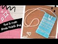 DIY - How to make beads mobile bag