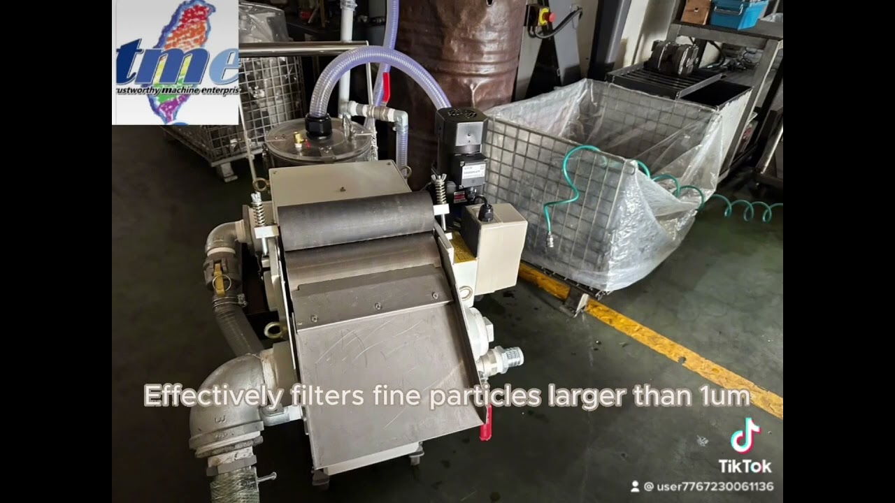 CNC Coolant Filtration Breakthrough | Automatic Chip Removal for Oil-Based Coolant by tme