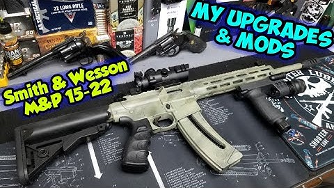 Smith & Wesson M&P 15-22  🛠️ Upgrades & Mods w/ Links #rifle #optic #upgrade