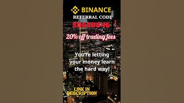 Skipping education  - Binance Referral Code 2025 #shorts
