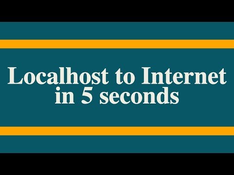 Localhost to Internet in seconds..