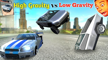 High Gravity vs Low Gravity Mod!🤯 | Extreme Car Driving Simulator!|🔥