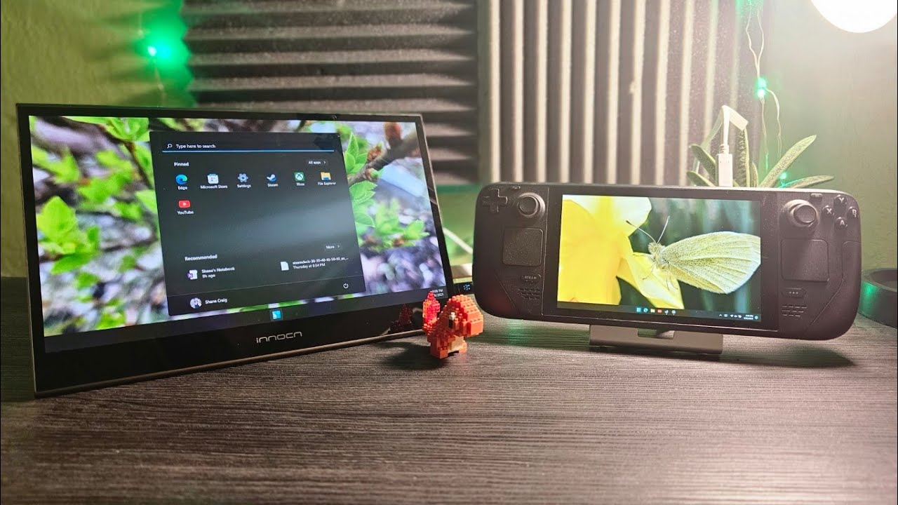 Portable gaming GAME CHANGER  Innocn OLED Portable Monitor Review 