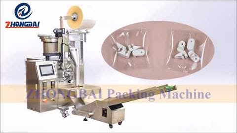 Irregular plastic parts packing machine, counting packing machine