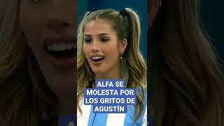 ALFA SE MOLESTA POR LOS GRITOS DE AGUSTÍN - GRAN HERMANO 2022 #shorts  #granhermano