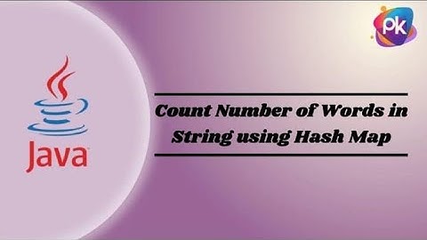 Count number of words in string using hash map#java #javainterview #javaprogramming #strings