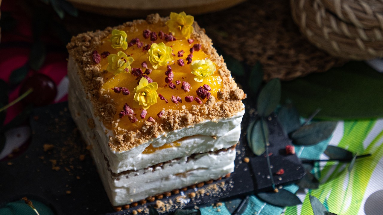 Lil’cake Манго со сливками | Торт без выпечки