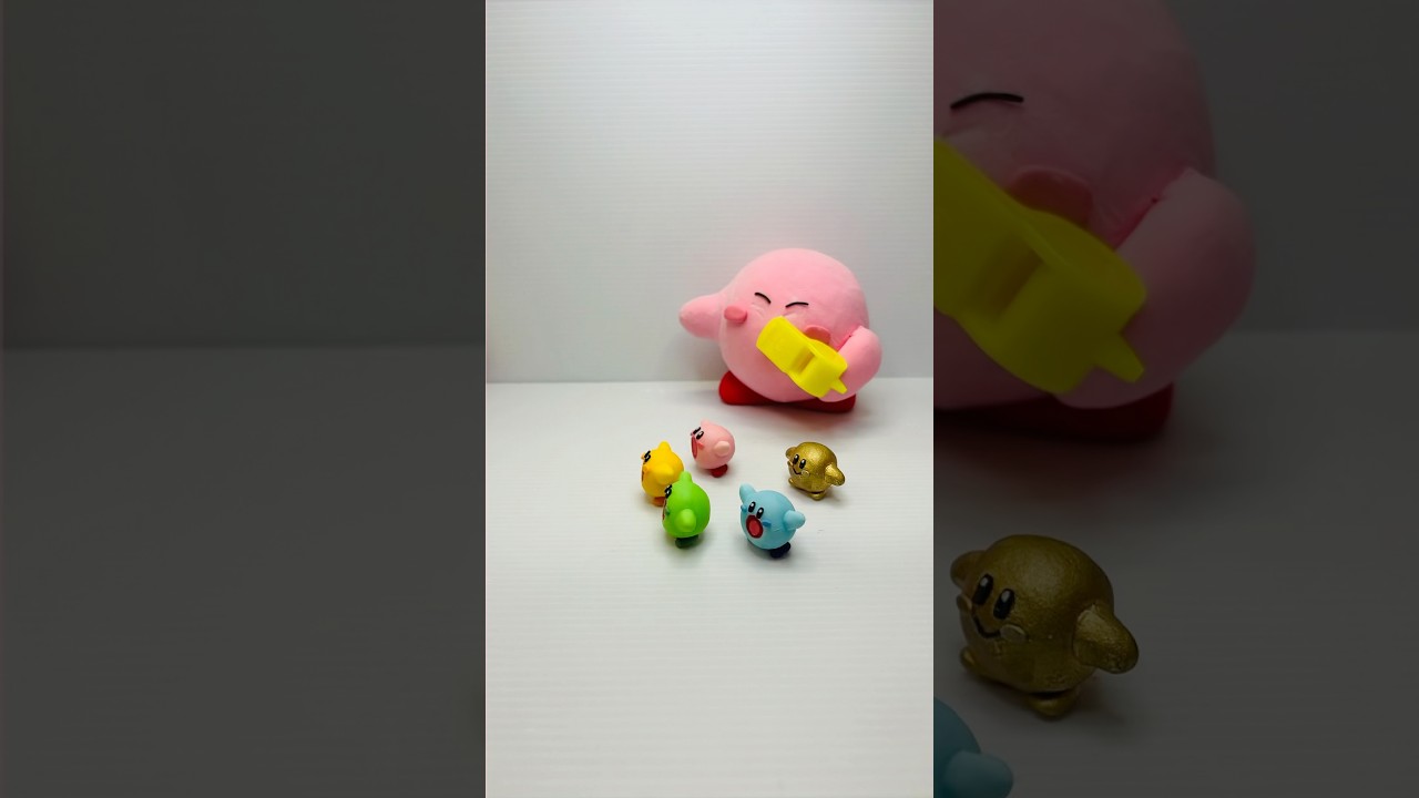 Baby Kirby's Inhaling Training! Can He Inhale Gold Kirby?! ✨😱