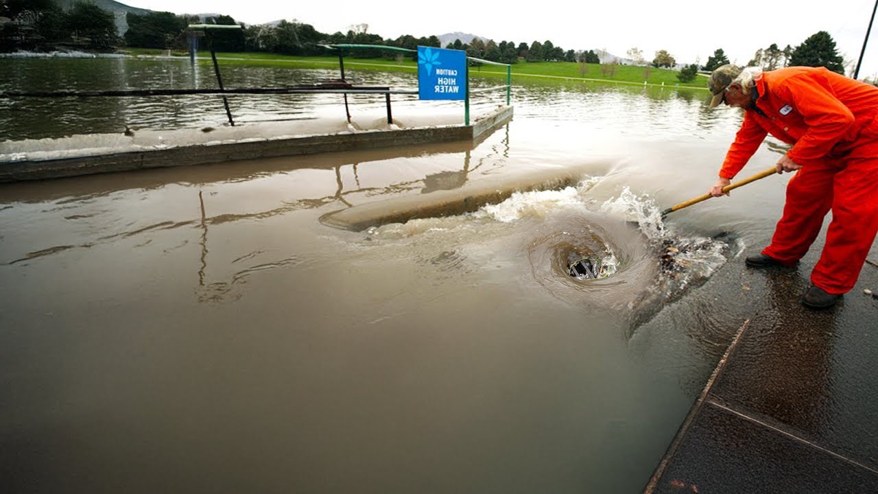 Against All Odds Unclogging Drains to Stop Urban Flooding Chaos! - YouTube