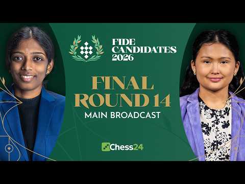 Fide Candidates 2026: All Eyes On Women As Vaishali, Bibisara, Zhu All Fight To Win! Final Rd 14