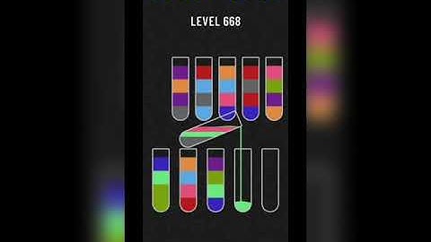 Water sort puzzle level 668