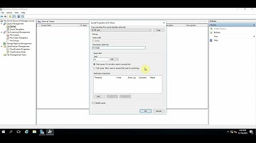 File Server Resource Manager Configuration (FSRM)