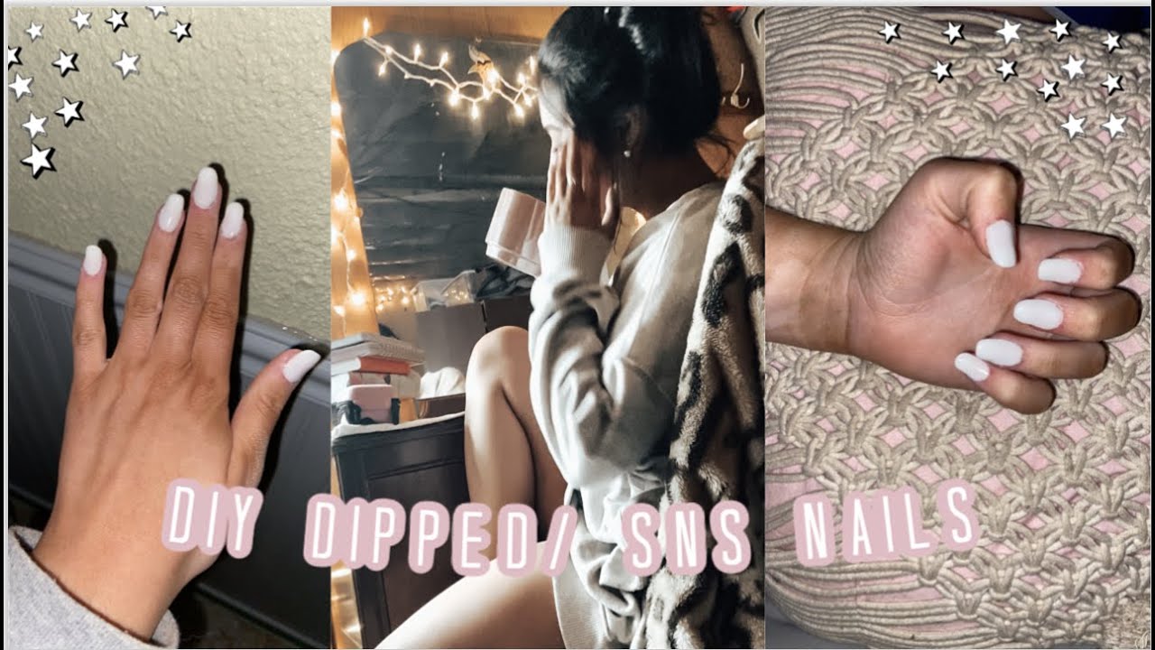 DOING MY OWN ACRYLIC NAILS *First time* YouTube