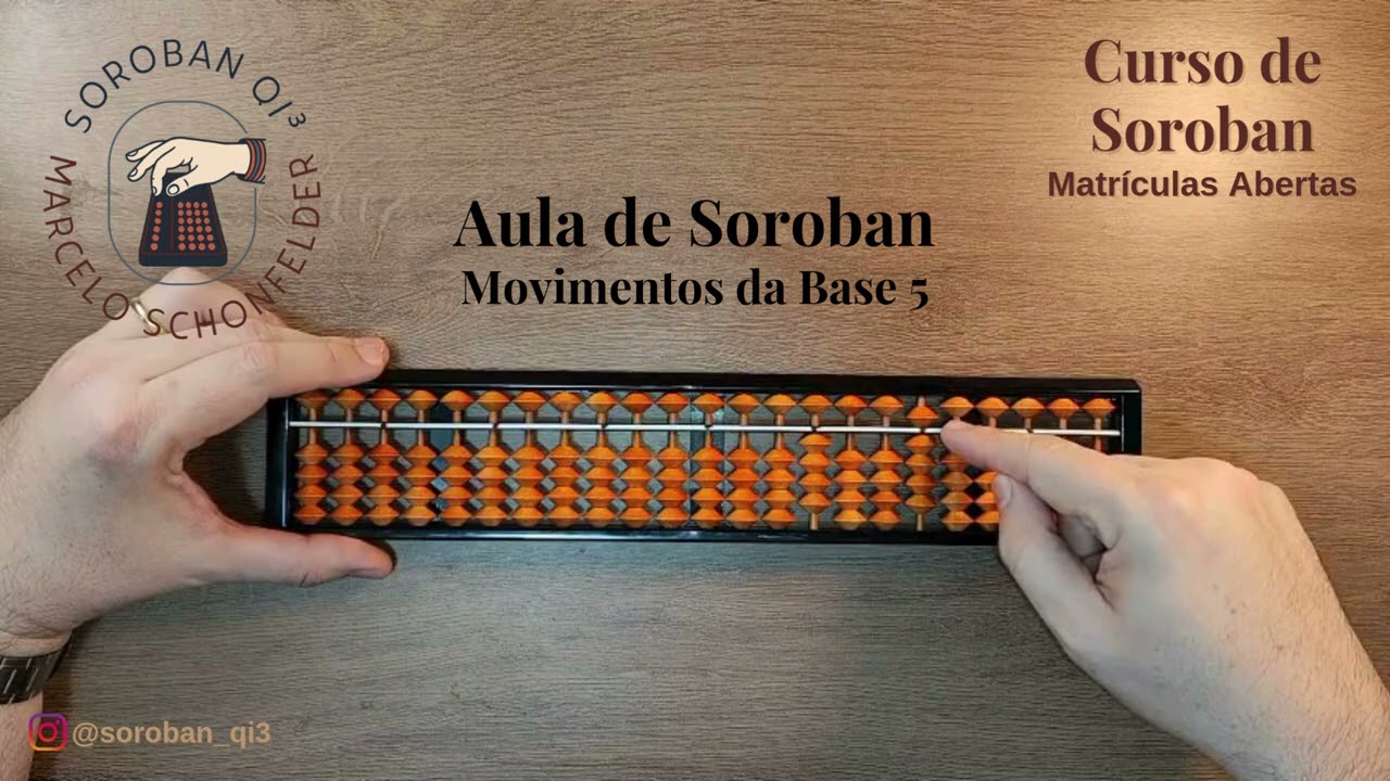 Aula de Soroban Movimentos da Base 5