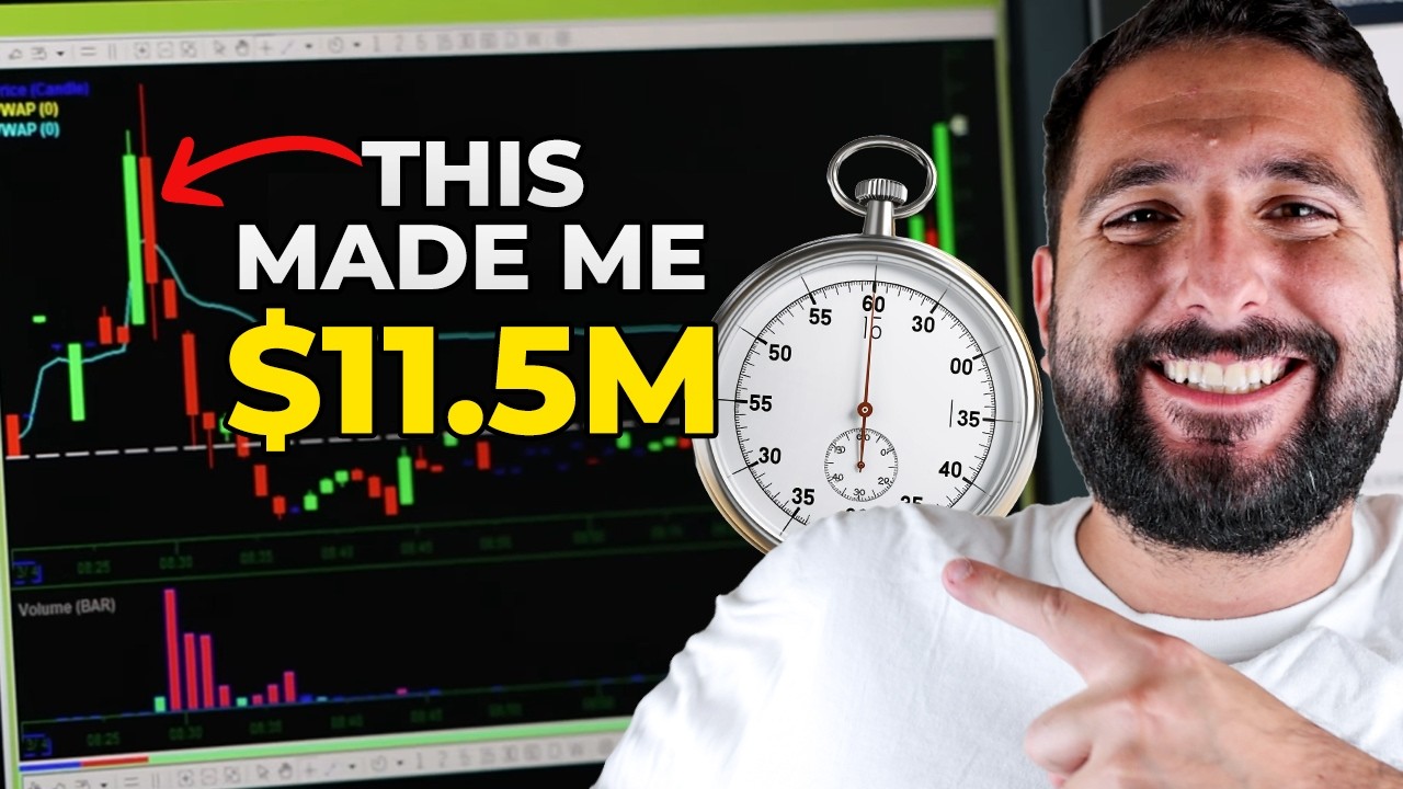Thumbnail for Secret Time Frame Where 97.8% of My Profits Come From | VLOG Millionaire Stock Trader In Miami