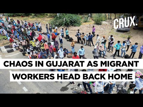 Over 20 Lakh Migrant Workers Register to Return Home from Gujarat Amid COVID-19 Lockdown