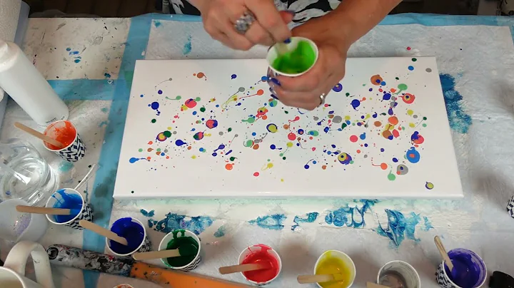 This is an AMAZINGLY EASY  abstract flower paintin...