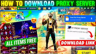 HOW TO DOWNLOAD PROXY SERVER IN FREE FIRE, HOW TO USE PROXY SERVER IN FREE FIRE, VIP PROXY SERVER