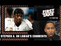 Stephen A.'s thoughts on Lamar Jackson's recent comments about Black QBs | First Take