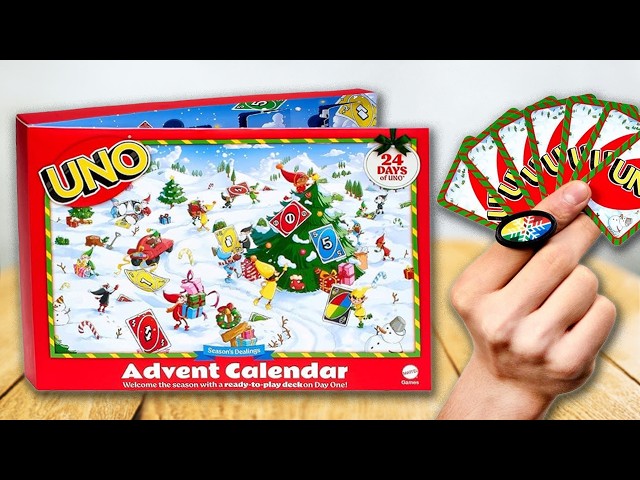 Ich teste den UNO ADVENTSKALENDER (damit ihr das nicht müsst) Unboxing und Review | Spielregeln TV