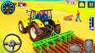 Modern Tractor Farming Driving Simulator 3D - New Tractor Games - Android Gameplay