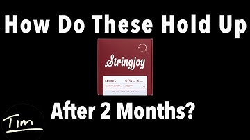 Stringjoy Phosphor Bronze New vs 2 Months Old Demo