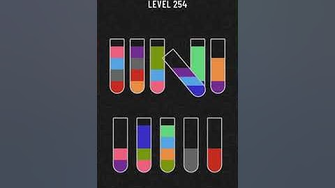 【Water Sort Puzzle】 Level 254